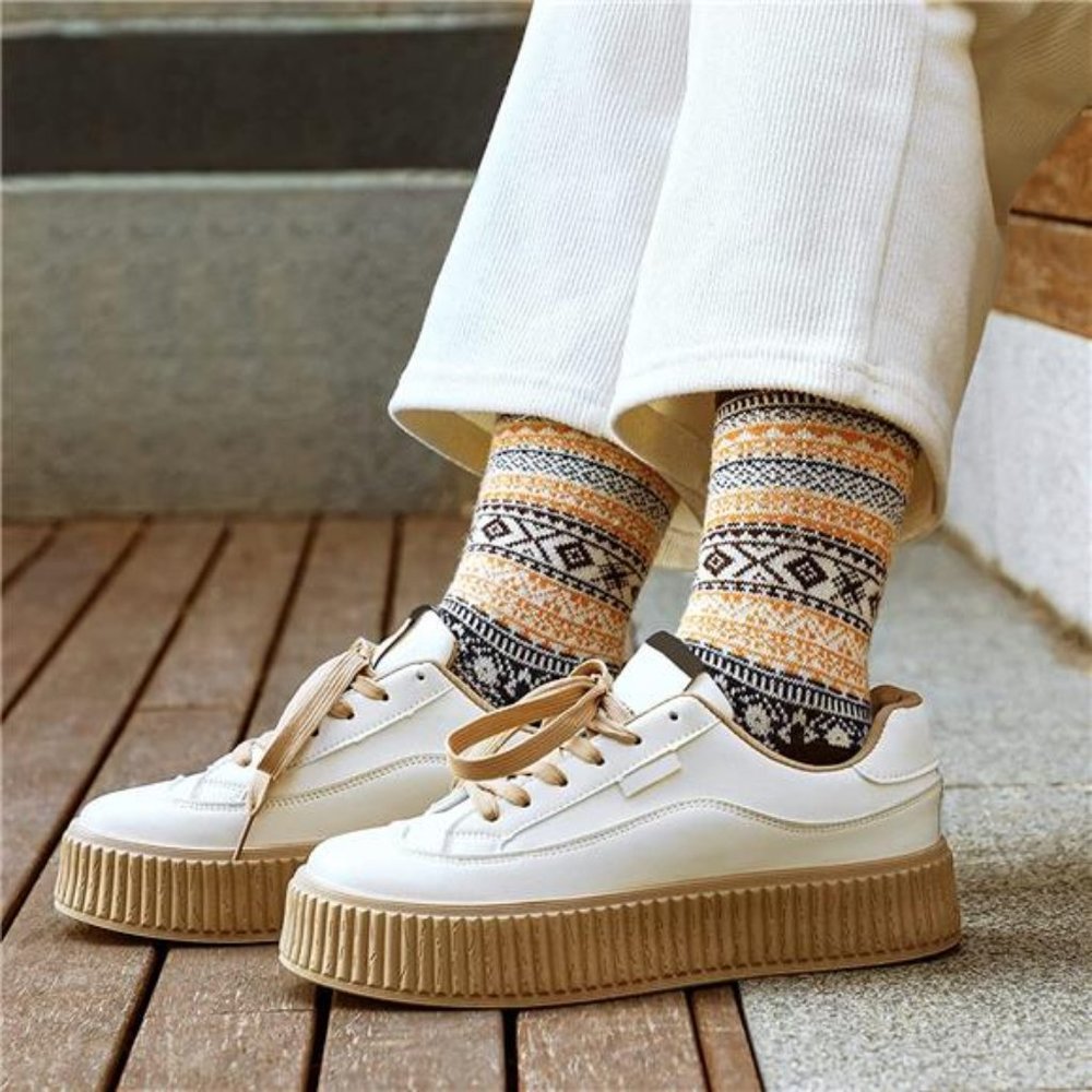 5 Pack Wool Socks for Women - Picture 3 of 7